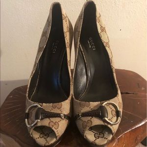 Gucci Guccissima Horsebid pumps